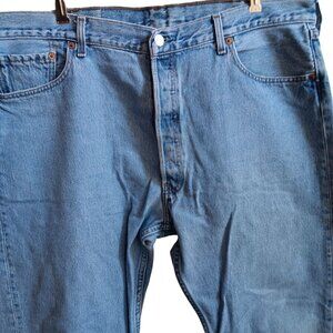 Vintage Levi's 501 Jeans 38x30 Fit Mens 1990's Sky Fade made In Mexico Buttonfly